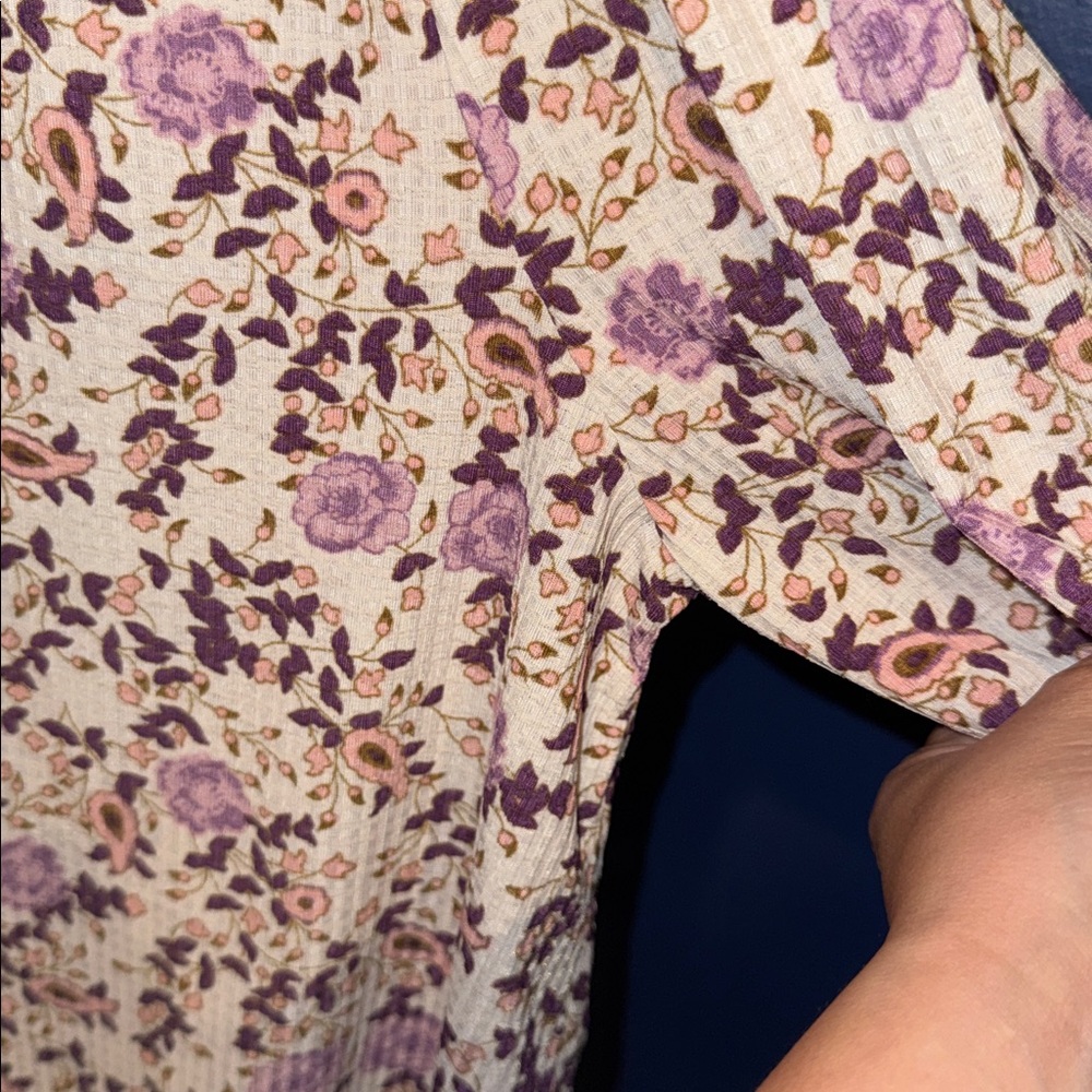 Melloday- Floral Paisley Print Blouse size 1X - Picture 11 of 14